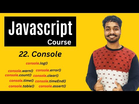 Console In Javascript Javascript Tutorial In Hindi 22