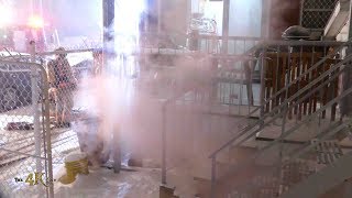 Rosemont: Intervention durant la tempête / Residential fire during snow storm 1-20-2019