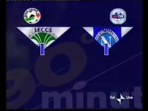 2000-01 (4a - 01-11-2000) Lecce-Napoli 1-1 [Fresi,Vugrinec] Servizio 90°Minuto Rai1