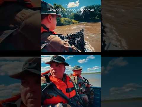 Formosa. Acciones de Gendarmería en el control fornterizo. #formosa #noticias #gendarmeria #milei