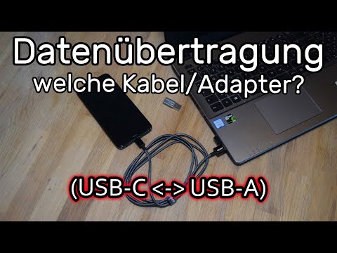 Android Smartphone mit PC verbinden mit USB-C Kabel (USB-C auf USB-A Lösungen)