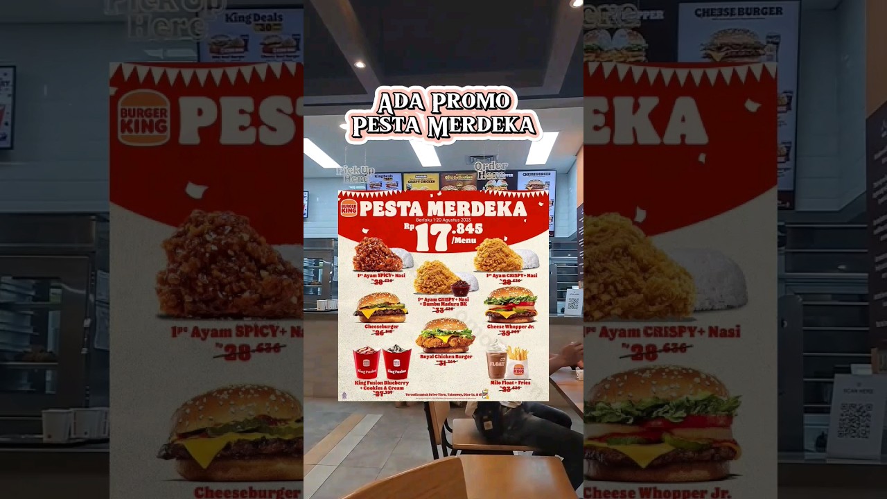 Best Promo at Burger King until 20 August 2023