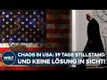 USA HANDLUNGSUNFÄHIG Shutdown Hat Gravierende Folgen US Beamte Ohne Lohn 40 Personal Fehlt