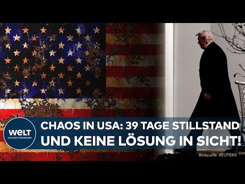 USA HANDLUNGSUNFÄHIG! Shutdown hat gravierende Folgen – US-Beamte ohne Lohn – 40 % Personal fehlt