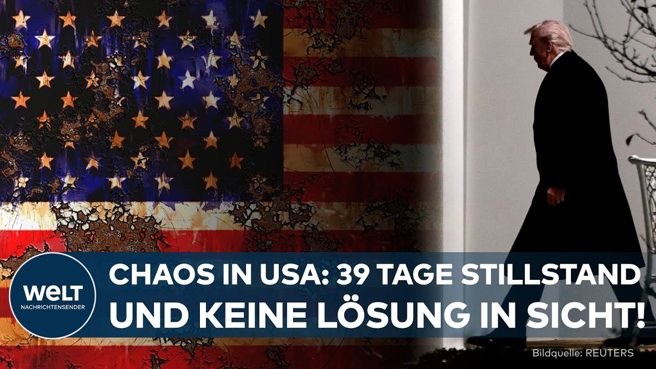 USA HANDLUNGSUNFÄHIG! Shutdown hat gravierende Folgen – US-Beamte ohne Lohn – 40 % Personal fehlt