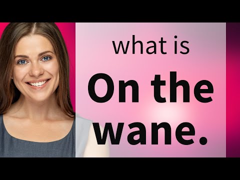 Understanding "On the Wane": An English Phrase Explained