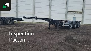Prodaja Pacton TXC343 NL-Trailer Multi'45ft TÜV 05/25 poluprikolice za prijevoz kontejnera - Slika 4 | Autoline RS Pacton TXC343 NL-Trailer Multi'45ft TÜV 05/25 poluprikolica za prevoz kontejnera | Slika 4 - Autoline