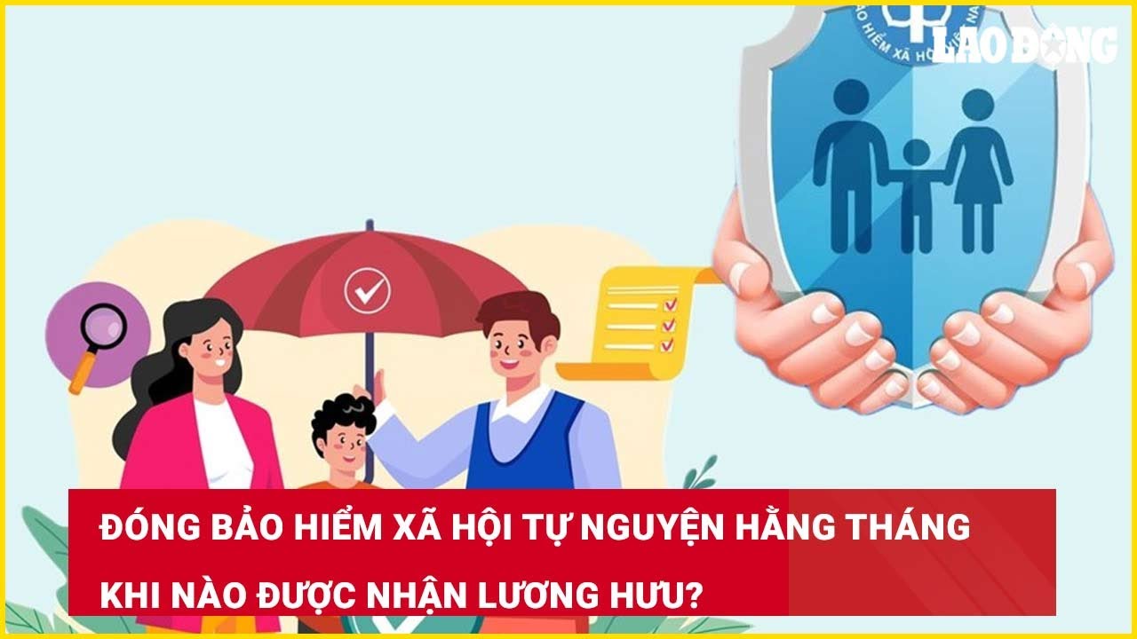 Đóng bảo hiểm xã hội tự nguyện hằng tháng khi nào được nhận lương hưu?