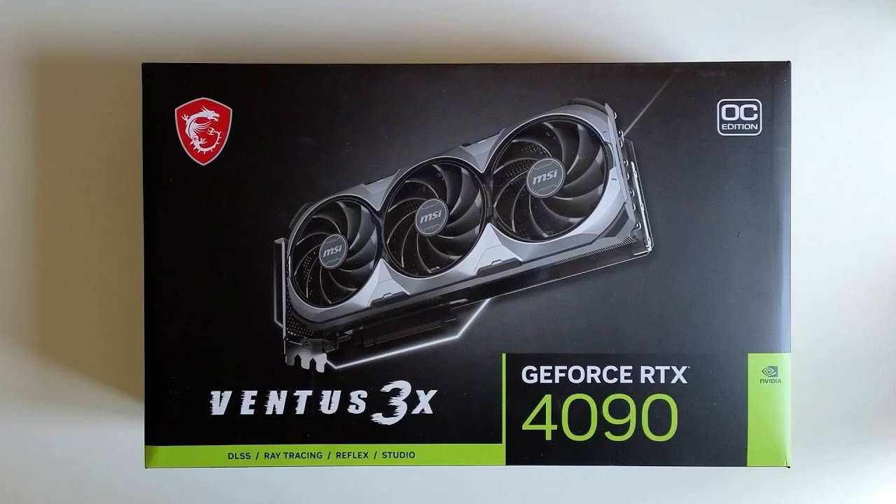 Carte graphique MSI GeForce RTX 4090 VENTUS 3X E OC 24 Go