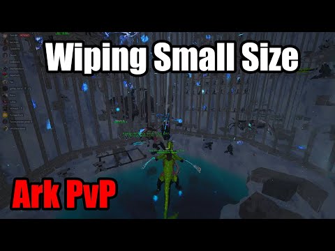 Wiping Small Size Online "The Center Northern Ice Cave" | Ark Raids #60 (Unofficial PvP)