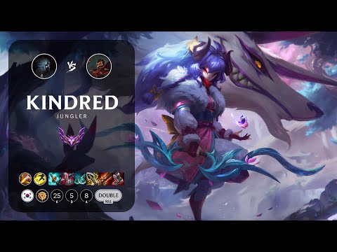 Kindred Jungle vs Graves - KR Master Patch 13.12