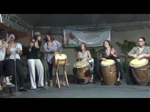 AUSUBA-Juancito at Dia Nacional de la Bomba with Marién Torres, Cheri Shanti & Mariela Solis
