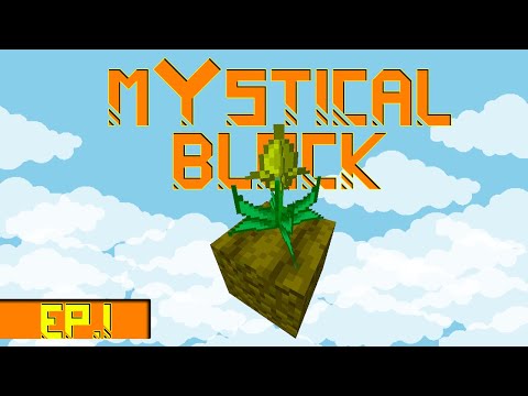 Minecraft Mystical Block | A New Adventure #1 | Modded Questing Skyblock