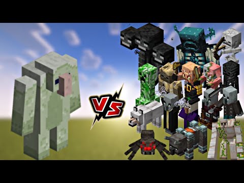 Minecraft all mobs vs cave troll amazing fight #minecraft #gaming #viral