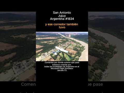 San Antonio, Jujuy desde el Microsoft Flight Simulator #sanantonio #jujuy #argentina #Msfs2024