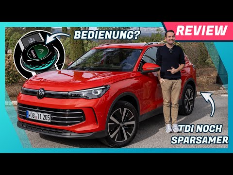 VW Tiguan 2024: 2.0 TDI, Verbrauch, neue DCC Pro, Bedienung Infotainment, Assistenten & Details!