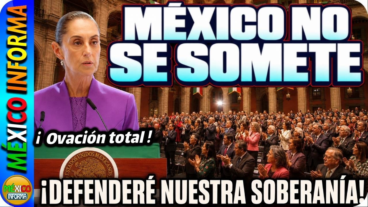 OVACIÓN TOTAL AL FINAL DEL INFORME DE LA PRESIDENTA. LO DIJO FUERTE Y CLARO: PODEROSO MENSAJE