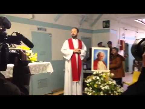 La reliquia di Papa Giovanni Paolo II In carcere