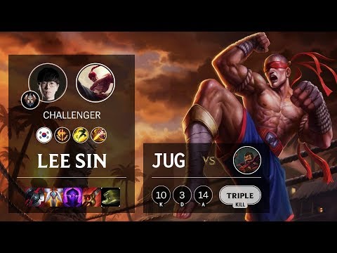 Lee Sin Jungle vs Graves - KR Challenger Patch 10.9