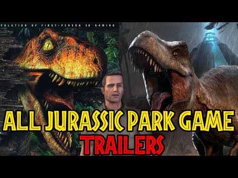 All Jurassic Park Game Trailers