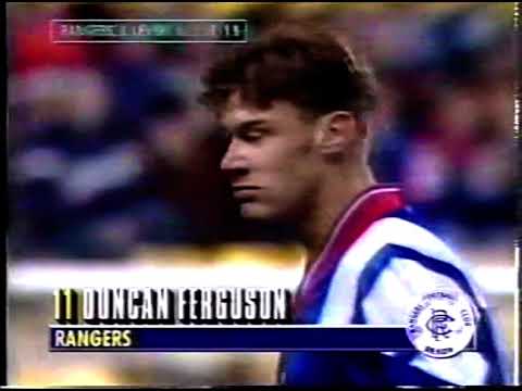 Rangers 3 Levski Sofia 2 Champions League Qualifier 1st leg September 15th 1993