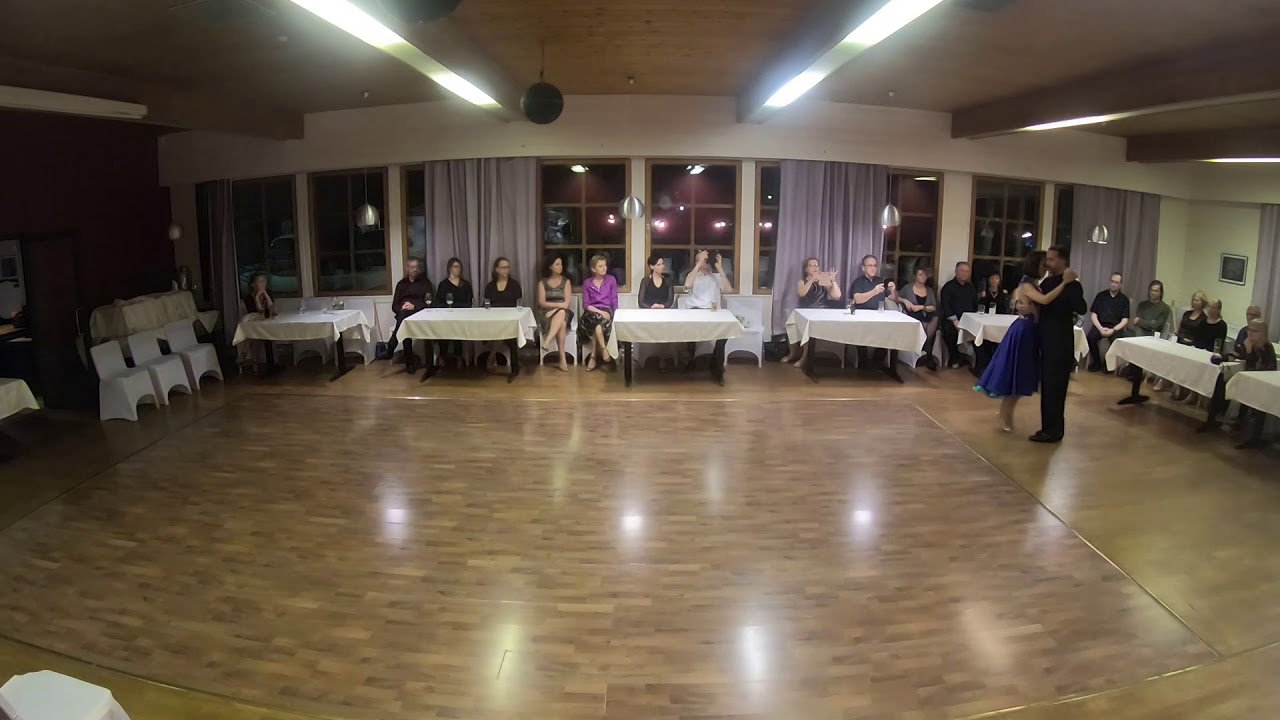 Gustavo Rosas. Tango Impro con Gisela Natoli en OULU.Noviembre 2019.Finlandia.