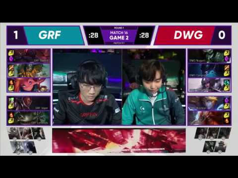 DWG vs. GRF - Game 2 -  Highlights - LCK Spring Split (2019)