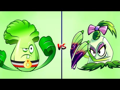 Plants Vs Zombies 2  BonkChoy Vs Pokra (Plant Vs Plant) in PVZ 2