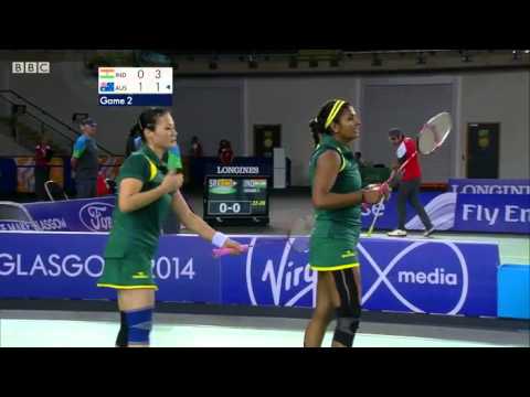 WD R16 - AUS vs IND - 2014 Commonwealth Games badminton