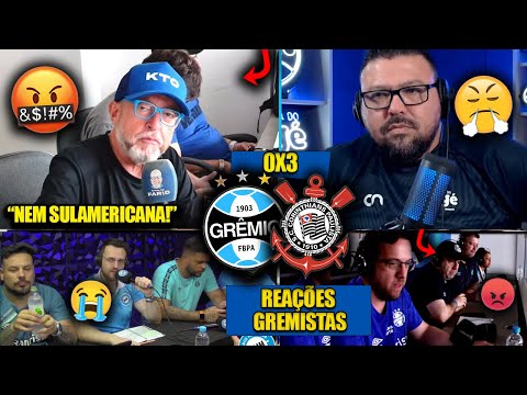 REAÇÕES dos GREMISTAS FURIOSOS com a DERROTA - GRÊMIO 0X3 CORINTHIANS [REACT BRASILEIRÃO 2024]