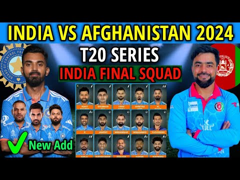 Afghanistan Tour Of India 2024 | India vs Afghanistan T20 Series 2024 Schedule & Team India Squad