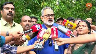 തിരുവനന്തപുരം കരമനയിൽ കനത്ത മഴയിൽ നാശനഷ്ടമുണ്ടായ വ