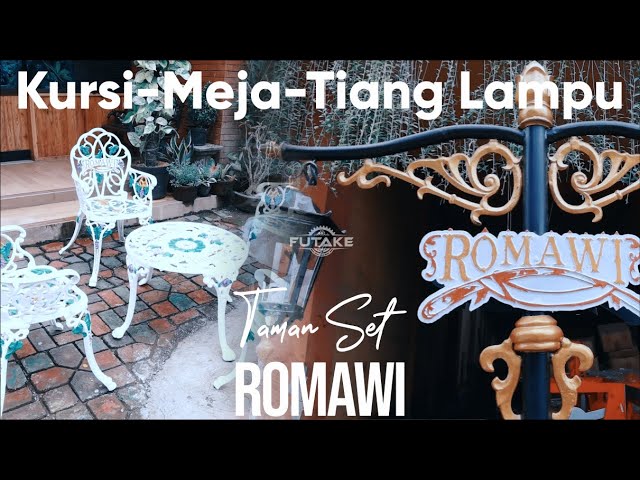 Kursi Taman Besi Romawi Desain Mewah - 082229992299 FUTAKE