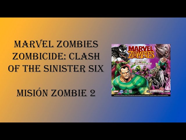 Vídeo relacionado con CMON | Marvel Zombies: Clash of the Sinister Six | Expansión | Juego de Mesa Cooperativo en el Apocalipsis Zombi | A Partir de 14 Años | De 1 a 6 Jugadores | 60 Minutos por Partida | Español
