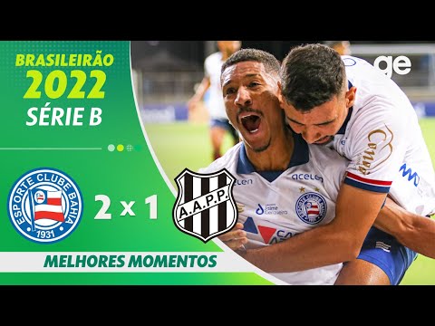 Gols e lances de Bahia x Ponte Preta