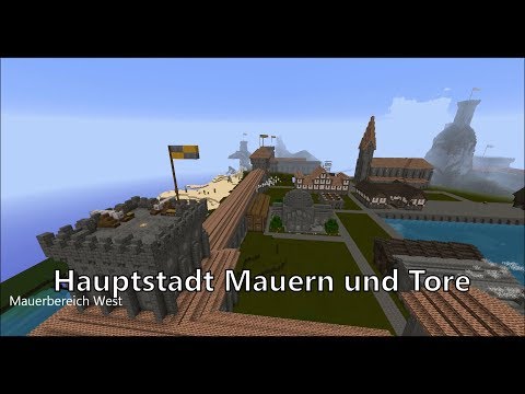 Mauern, Tore und Türme | Minecraft Bauwerk Hauptstadt