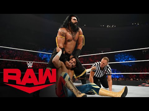 Jeff Hardy, Mansoor & Mustafa Ali vs. Jinder Mahal, Veer & Shanky: Raw, Sept. 27, 2021