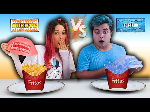 QUENTE OU FRIO DESAFIO | Família Maloucos