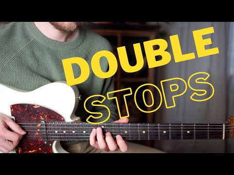 Double stop etude ⎮ Fast and slow ⎮ TAB & backing track