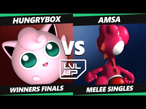 LVL UP EXPO 2023 Winners Finals - aMSa (Yoshi) Vs. Hungrybox (Jigglypuff) SSBM Melee Tournament
