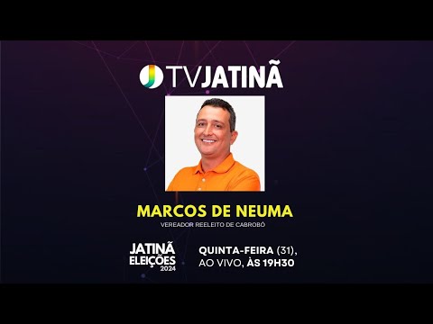Entrevista com o Vereador Reeleito Marcos de Neuma - 31/10/2024