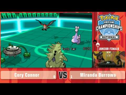 Pokemon 2014 Championship US National Qualifier VG Junior Final - Cory Connor vs Miranda Burrows