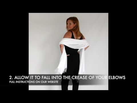 THE GRACE KELLY - How to Wear a Pashmina