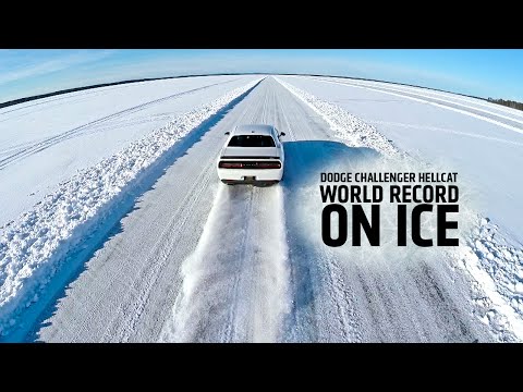 Dodge Challenger Hellcat - World Record On Ice