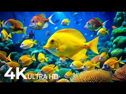 The Best 4K Aquarium - Dive Into The Mesmerizing Underwater Realm, Sea Jellyfish, Coral Reefs #9
