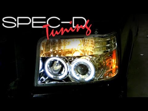 SPECDTUNING INSTALLATION VIDEO: 1992-1996 FORD F150 PROJECTOR HEADLIGHTS