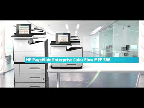 HP PageWide MFP Enterprise 586dn All-in-One Inkjet Printer