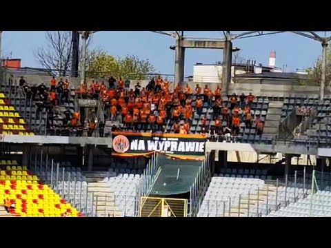 Kibice Zagłębia Lubin w Kielcach | 23.04.2023