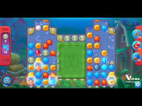 Fishdom. 9204 hard level no boosters and diamonds. 19 moves