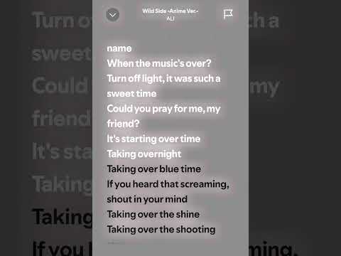 Wildside #spotifylyrics #anime #beastars